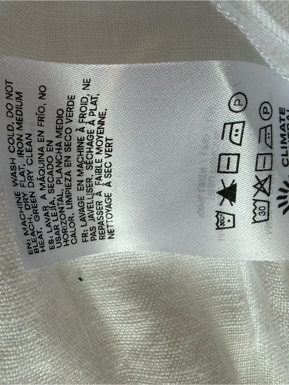 Reformation White Elastic-Waist wide leg linen pants - Picture 6 of 7
